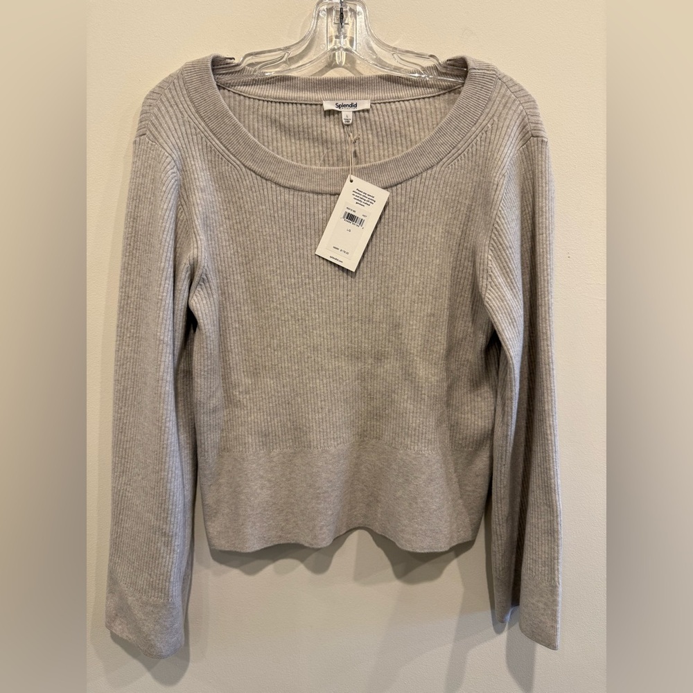 Splendid Ribbed Knit Sweater – Soft & Stylish